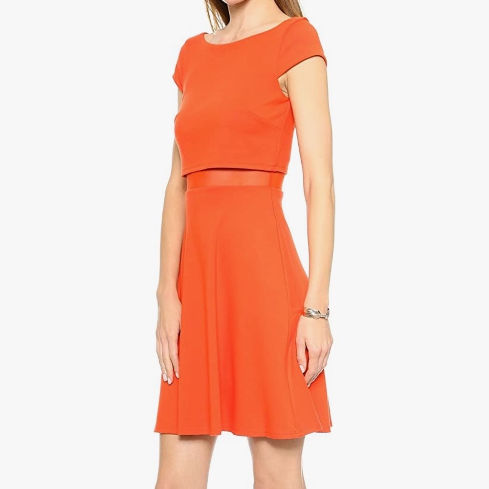 Bailey 44 Women's Harvest Moon Mesh Waist Fit and Flare Dress size medium